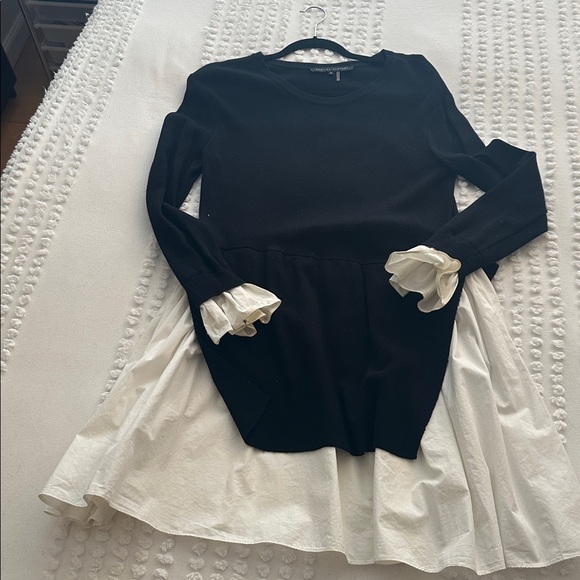 ENGLISH FACTORY Knit Combo Dress - Picture 10 of 12